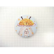 鬼畫福 法鬥系列徽章/別針-4.4cm-飛碟菠蘿