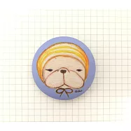 鬼畫福 法鬥系列徽章/別針-3.2cm-Miss Yellow