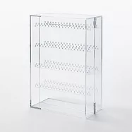 [MUJI無印良品]壓克力項鍊耳環收納/左右對開型.約17.5x8.8x25cm