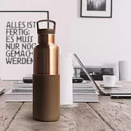 【美國HYDY】時尚保溫水壺_摩卡-古銅金 590ml