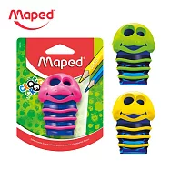 【法國Maped】外星寶寶雙孔筆削-背卡款2入(顏色隨機出貨)