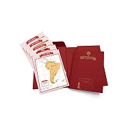 【Luckies】我的地圖刮刮樂 旅遊雜誌 紅色版