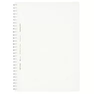 KOKUYO Soft線圈點線筆記本系列80枚A5 -方眼點線