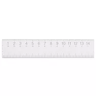 [MUJI無印良品]壓克力透明尺/15cm