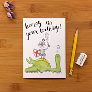 【英國Little Difference】HOORAY DRAGON 生日卡 手繪插畫 環保紙材 英國進口卡片 011