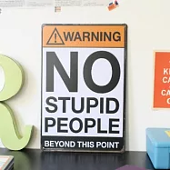 Loft Style英倫工業風家飾_鐵牌系列(笨蛋勿入)