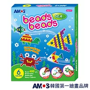 韓國AMOS 益智水拼珠(台灣總代理公司貨)(有效日期2026/8/18) 海洋主題