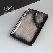 合羽橋道具街 l 長方型盤系列 l 深雲藍層次長方形盤(18X12.3X2.4cm)