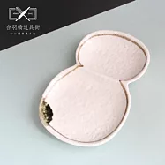 合羽橋道具街 l 長方型盤系列 l 雪人般的雙圓長盤(17.9X11.8X2cm)