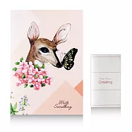 《Conifer》Write Something-25K橫線筆記本-粉花鹿(行動達人組)