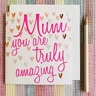 【英國caroline gardner】Mum You Are Totally Amazing Card 母親節 感謝卡 OOH031