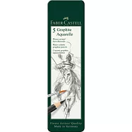 【FABER-CASTELL】水墨素描鉛筆5支入/盒裝