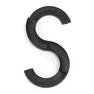 [MUJI無印良品]旅行用S鈎/黑.約50x90mm