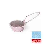 【Architec】TSP 不鏽鋼迷你烘焙麵粉過篩網-8寸金屬粉紅