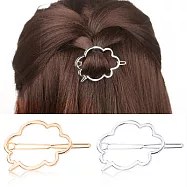 89zone 法式雲朵可愛鏤空幾何髮夾 2入 193100319色系/款式隨機出貨