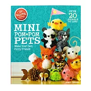 [美國KLUTZ]Mini Pom-Pom-Pets 迷你胖胖寵物