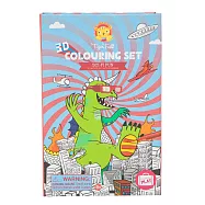 【澳洲 Tiger Tribe】3D著色盒- 科幻奇趣