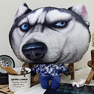 厭世動物USB加熱暖手抱枕哈士奇