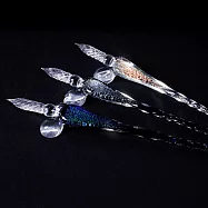 【賽先生科學工廠】銀河玻璃沾水筆 星雲白