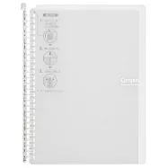 KOKUYO Campus 超薄360度活頁夾筆記本(26孔)(可收納60張)-B5透明