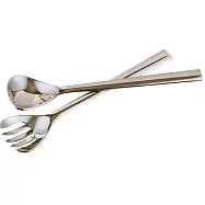 smith&hsu 不鏽鋼三角頭茶匙&蛋糕叉組(2入)