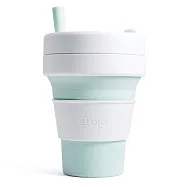 Stojo® 摺疊吸攜杯 16oz -薄荷綠