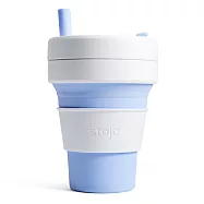 Stojo® 摺疊吸攜杯 16oz -天空藍
