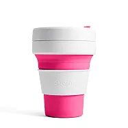 Stojo&reg; 摺疊口袋杯 12oz -桃紅