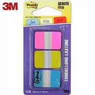 (2入1包)3M 686-YPB超耐用標籤(2.5×3.8公分)