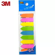 (2入1包)3M 584-9非抽取式箭頭指示標籤(1.2&times;4.3公分)