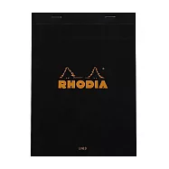 【Rhodia】N&deg;16 上掀式筆記本_橫線留邊內頁80張_黑色