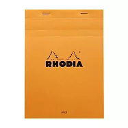 【Rhodia】N&deg;16 上掀式筆記本_橫線留邊內頁80張_橘色