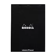 【Rhodia】N&deg;18_A4上掀式筆記本_5x5點格內頁80張_ 黑色