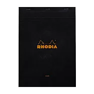 【Rhodia】N&deg;18_A4上掀式筆記本_橫線留邊內頁80張_ 黑色