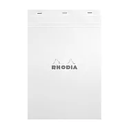 【Rhodia】N&deg;18_A4上掀式筆記本_橫線留邊內頁80張_白色