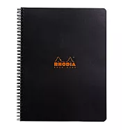 【Rhodia】Classic_A4+ 線圈筆記本_方格內頁_黑色