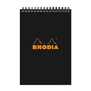 【Rhodia】Classic_A5 上掀線圈筆記本_橫線內頁_ 黑色