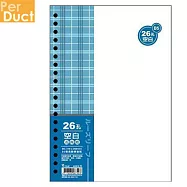 (2入1包)PER-DUCT B5-26孔活頁紙-空白