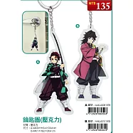 鬼滅之刃-鑰匙圈(壓克力)A款(炭)