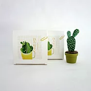 羊毛氈手創館【多肉植物 &bull; 手作包】白烏帽子