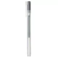 [MUJI無印良品]自由換芯附蓋膠墨筆/黑0.38mm