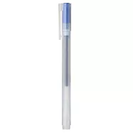 [MUJI無印良品]自由換芯附蓋膠墨筆/藍0.38mm