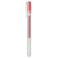 [MUJI無印良品]自由換芯附蓋膠墨筆 /紅0.5mm