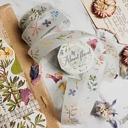 【Meow Illustration】葉瓣小碎花 和紙膠帶 - 特油