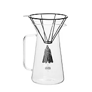 TOAST / H.A.N.D 星戰 咖啡沖泡壺組 600ml - 黑武士(黑)