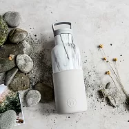 美國HYDY時尚保溫水壺_雲灰-大理石瓶 480ml 不銹鋼保溫水瓶