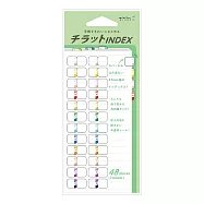 MIDORI 手帳索引貼- 12數字