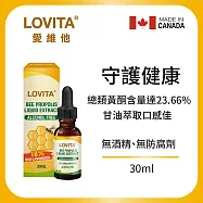 LOVITA愛維他 加拿大蜂膠滴液(30ml)