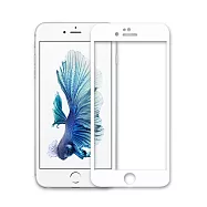 T.G Apple iPhone 6/6s Plus 全包覆滿版鋼化膜手機保護貼(防爆防指紋)白色
