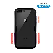 芬蒂思 Apple 6/6s/7/8 Plus (5.5吋) Fantasy NMDext奇幻防摔手機殼-奇幻紫黑框贈桃粉